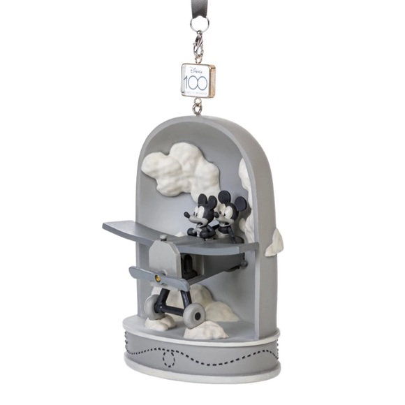 Disney Mickey & Minnie Disney 100 Eras Sketchbook Hanging Ornament, Plane Crazy - Picture 4 of 16